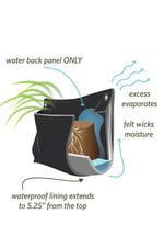 7 of 7:WallyGrow Black Felt Wally Pocket Planter